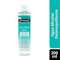 Purified Skin Agua Micelar 200 Ml Desmaquillante Neutrogena